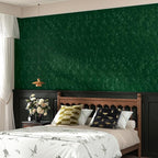 Wallercity Emerald Green Velvet Peel and Stick Wallpaper 15.8''x78.7'' Soft - Image 5