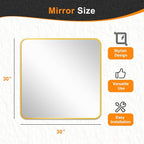 Delma Bathroom Vanity Mirror, High-Definition Bathroom Mirror, Versatile - Image 5