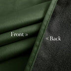 NICETOWN Olive Green Velvet Blackout Curtains 80 inch Long - Image 7