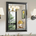 Briivue 24x30 Inch Black Bathroom Mirror by Briivuemodernmirrors