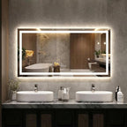 LED Bathroom Mirror 50 x 26 inch, Lighted Bathroom Vanity Mirror by Unknown