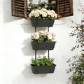 OYEAL Railing Planter Box Outdoor Deck Railing Planter Boxes Window Boxes by OYEAL