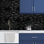 SUNWINGS 5-Sheet Peel and Stick Mosaic Natural 3D Stone Self Adhesive Marble - Image 7