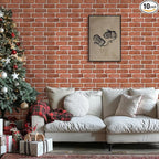 COMSTICKC 3D Faux Brick Wall Panel Peel and Stick, Not Real Brick, Ultra-Light by COMSTICKCDECOR