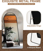 Delma Full Length Mirror, Large Floor Mirror - Image 5