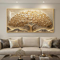 Large Framed Gold Tree of Life Wall Art by Cuspin