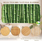 Juexica 2 Pcs Natural Bamboo Wall Panel 24 x 96 Inch Bamboo Covering Renewable - Image 3