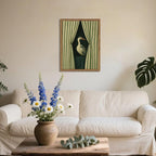 Framed Curtain Crane Canvas Wall ArtFramed Bird Wall Art, Elegant Heron Canvas - Image 6