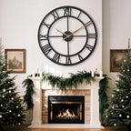 18.5 Inch Modern Decorative Metal Wall Clock - Image 3