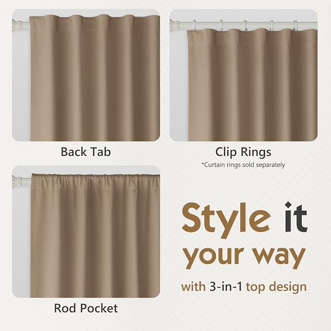 FMFUNCTEX 100% Blackout Curtains - Image 6