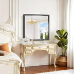 Black Bathroom Mirror, 30x30 Square Mirrors - Image 4