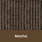 8'W x 8'H Mocha Patio Shades Roll up Outdoor Roller Shade Crank Wand Blind - Image 9
