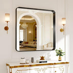 36 Inch Brushed Nickel Bathroom Mirrors - Image 8