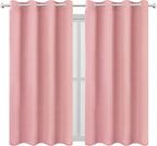 LEMOMO Pink Thermal Blackout Curtains/52 x 54 Inch/Set of 2 Panels Room by Lemomo