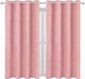 LEMOMO Pink Thermal Blackout Curtains/52 x 72 Inch/Set of 2 Panels Room by Lemomo