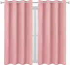 LEMOMO Pink Thermal Blackout Curtains/52 x 72 Inch/Set of 2 Panels Room by Lemomo