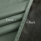 NICETOWN Green Velvet Curtains 96 inches Long 2 Panels - Image 6