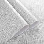 Grey Wallpaper Grasscloth Peel and Stick Wallpaper 17.7inchx393.7inch Textured - Image 5