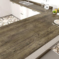 WESTICK Brown Wood Contact Paper Peel and Stick Countertops Waterproof Wood by WESTICK