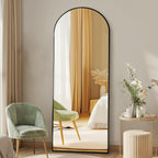 DUMOS Arched Full Length Floor Mirror, Modern Wall Hanging Leaning - Image 7