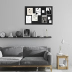 DAHAPYBOO Cork Board with Linen Black 2Pack, Bulletin Board 30"x20", Corkboards - Image 5