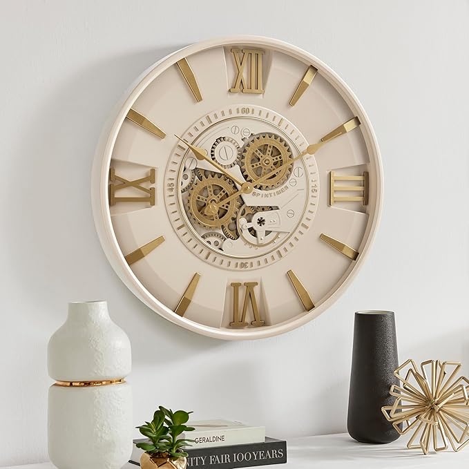 CLXEAST Mid Century Minimalist Modern Wall Clocks, 24 Inch Wall Clock - Image 8