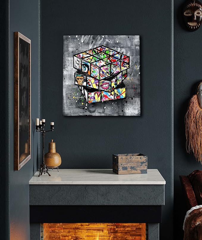 SIXTTART Banksy Canvas Wall-Art - Image 2