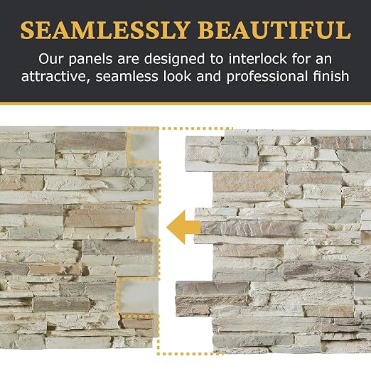 AZ Faux High-Density Polyurethane Faux Stone Wall Covering Panels - Image 6