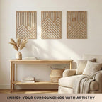 qmmp Modern Wooden Wall Sculptures - Image 6