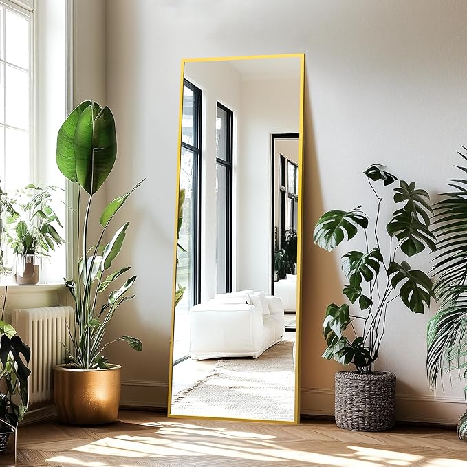 Delma Full Length Standing Mirror, Large Floor Mirror - Image 3