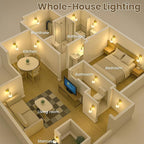 Vintage Battery Operated Wall Sconces - 5000mAh Rechargeable Dimmable Lights - - Image 9