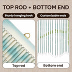 Vietbud Décor Cranes with Red Sun Beaded Curtains - Image 5