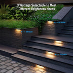LEONLITE 8-Pack 12 Inch LED Hardscape Lighting, Update Retaining Wall Lights - Image 2