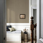 YXTII 20.8" x 393.7" Peel and Stick Wallpaper Grasscloth, Thick Brown Textured - Image 7
