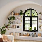 DINZI LVJ Long Wall Shelves, 31.5" Wall Mounted Shelves Set of 4, Large - Image 2
