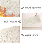 5-Pack 3D Faux Stone Wall Panels, PU Cement-Texture Wainscoting Panels - Image 5