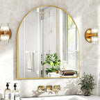 XRAMFY 31"x32" Arched Wall Mirror - Image 3