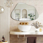 FICTOR Irregular Asymmetrical Wall Mirror, Living Room, Dining Room - Image 6