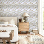 3D Faux Brick Wall Panels Peel and Stick, Small Brick-Look Textured Wall Sticker - Image 2