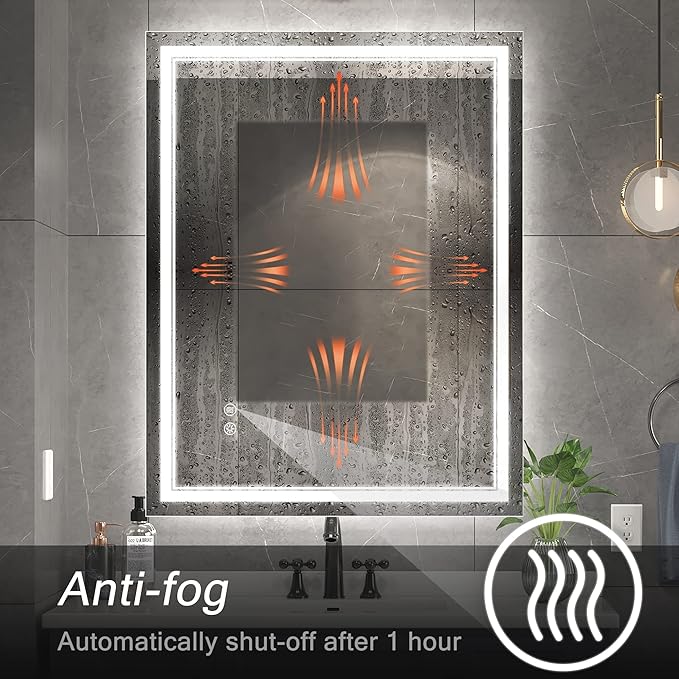 Ratsamee 24x36 Inch Led Mirror for Bathroom - Image 6
