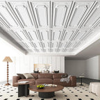 Art3dwallpanels 12 Pack Drop Ceiling Tiles, 2x4 Ft PVC Decorative 3D Wall Panel - Image 7