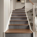 CRE8TIVE Dark Grey Grasscloth Wallpaper Removable Textured Wallpaper Stick and - Image 7