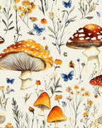 BOKEBEVE Vibrant Floral Peel and Stick Wallpaper Colorful Floral Wallpapers by BOKEBEVE