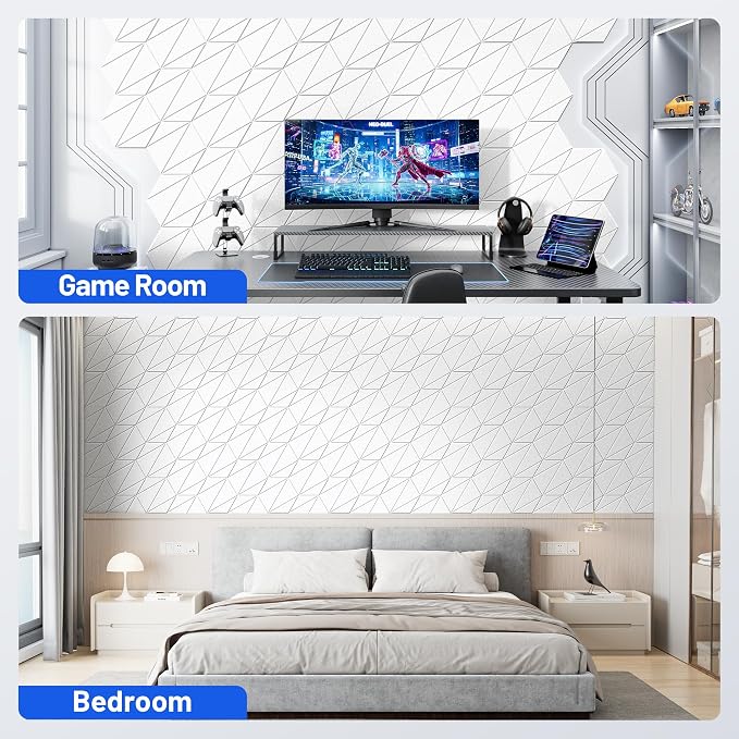 12 Pack Acoustic Panels with Self-Adhesive 12"X10"X0.4" Sound Proof Foam Panels - Image 7