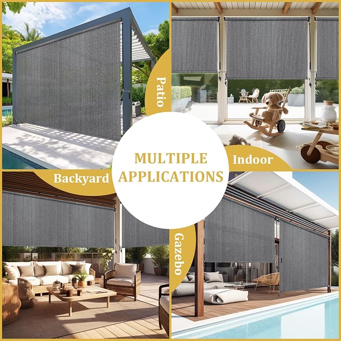 Shade&Beyond Outdoor Roller Shades - Image 7