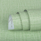 TANONE Contact Paper Peel and Stick, Grasscloth Green Wallpaper Self Adhesive by TANONE