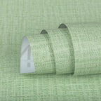 TANONE Contact Paper Peel and Stick, Grasscloth Green Wallpaper Self Adhesive by TANONE