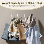 saffruff Wall Mount Coat Hooks, Heavy Duty Metal Hooks - Image 6