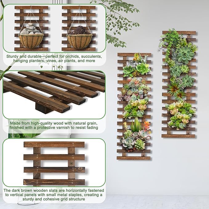 Mulctun 2 Pcs Wall Planters - Image 5