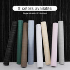 Black Grasscloth Peel and Stick Wallpaper - Image 2
